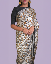 SAVITRI Flowers modal saree set